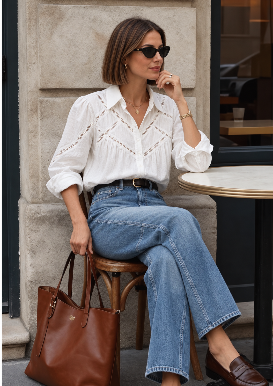 La Petite Étoile | Cia Blouse in Ecru