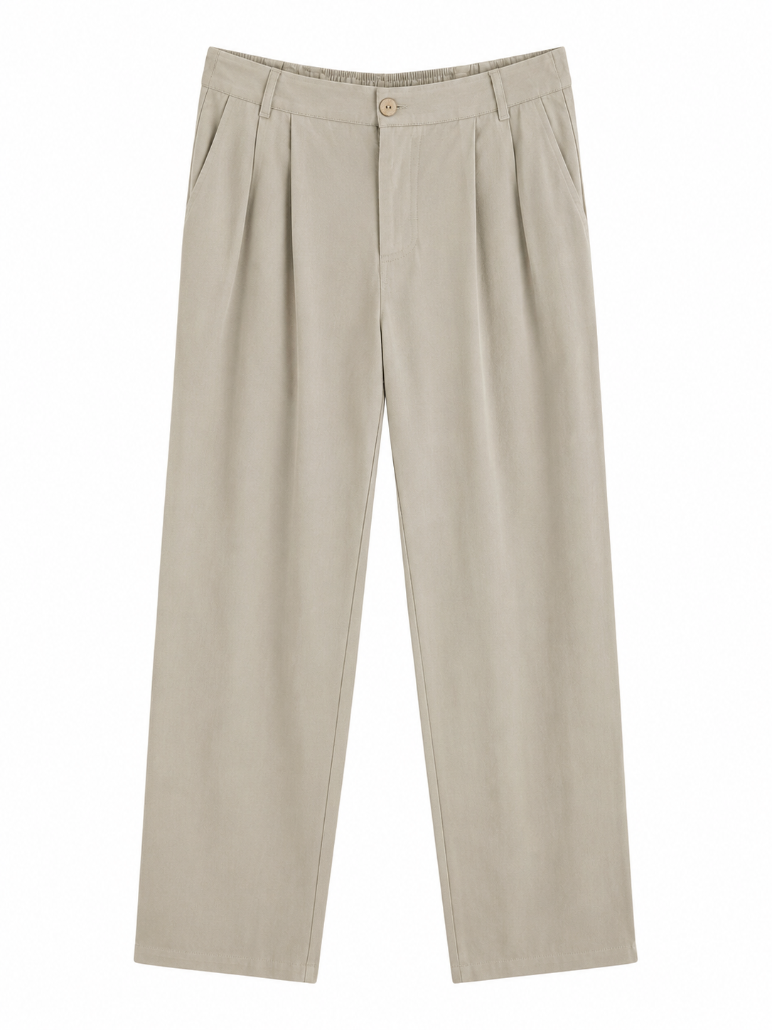 Chaos & Calm | Tencel Vintage Trousers in Mushroom