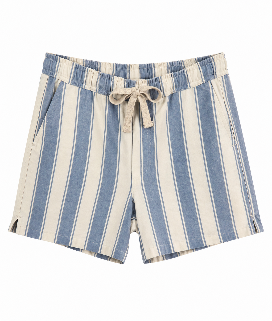 Chaos & Calm | Cotton Shorts in Beach Stripe