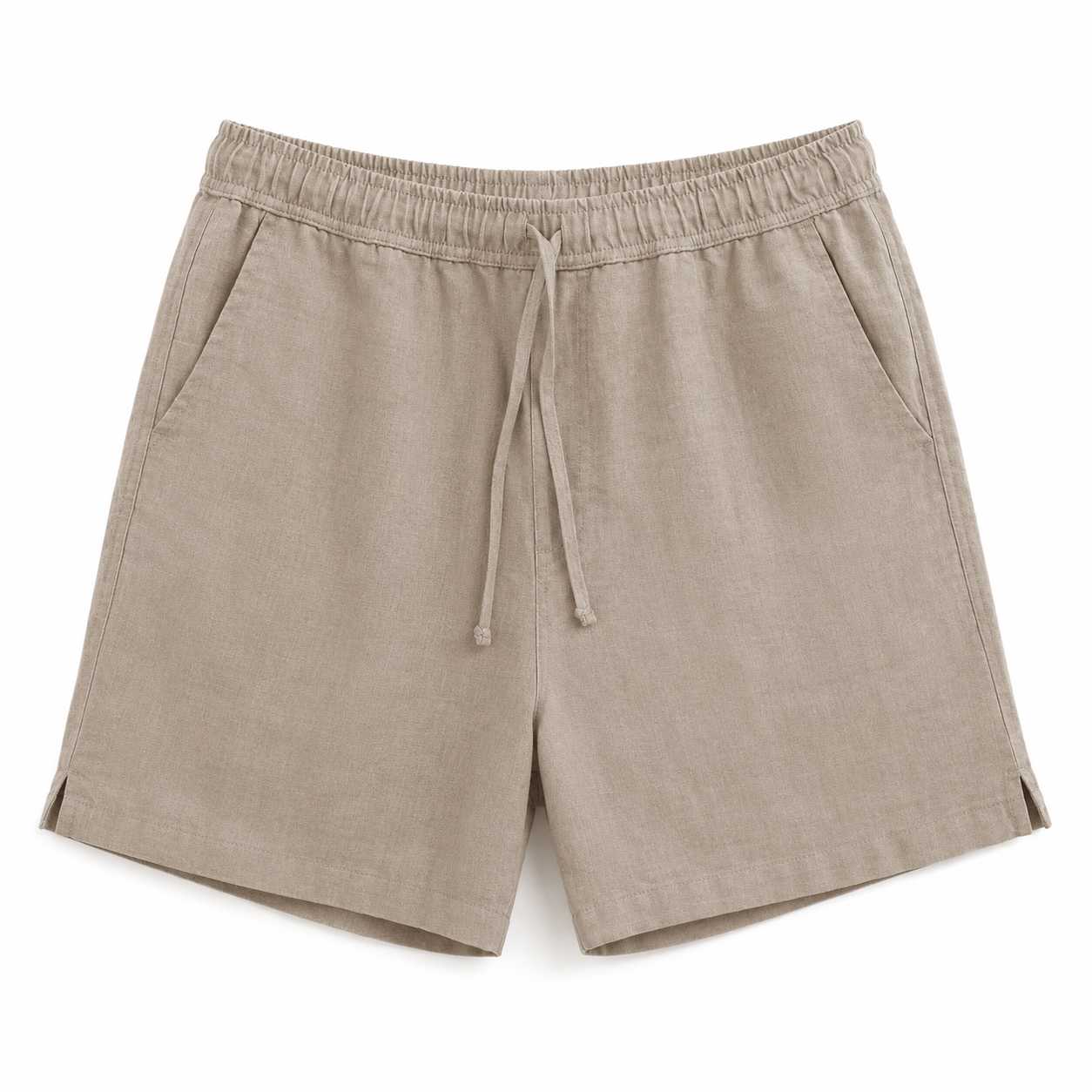 Chaos & Calm | Linen Twill Shorts in Clay