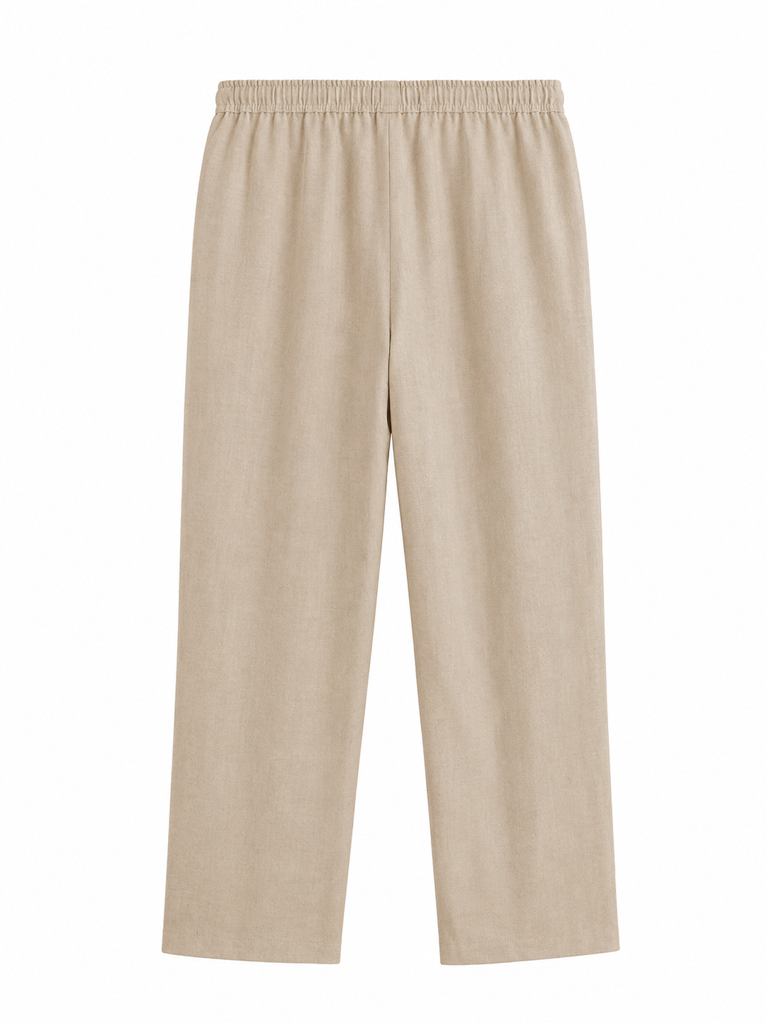 Chaos & Calm | Linen Twill Pull-On Trousers in Clay