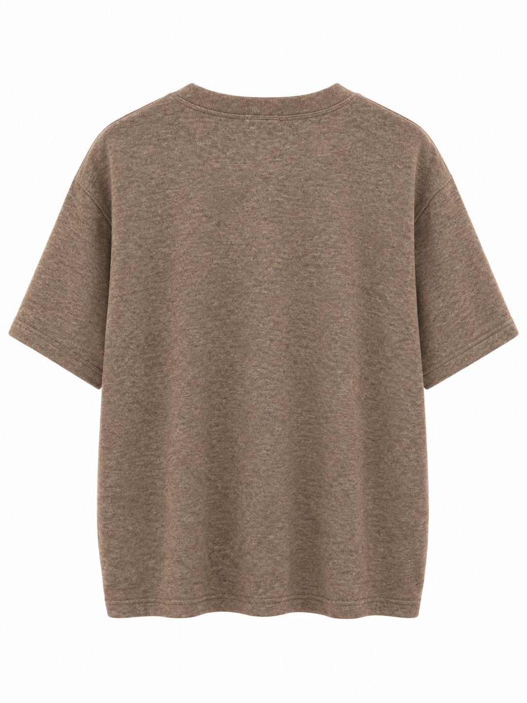 Chaos & Calm | Cashmere-Feel Boxy Tee in Mocha