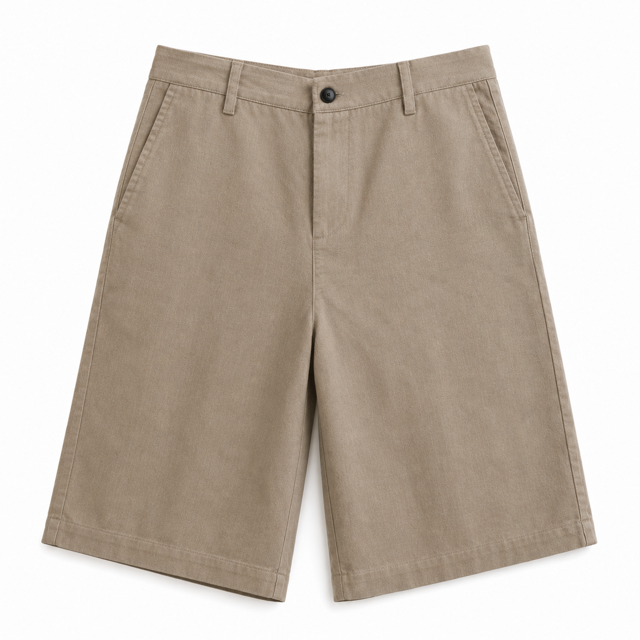 Chaos & Calm | Linen Twill Bermuda Shorts in Clay