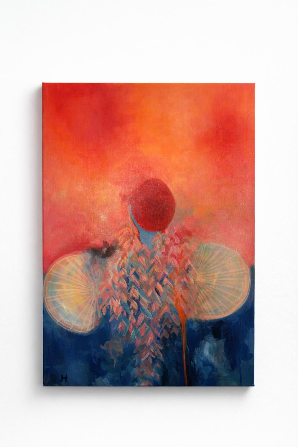 The Guardian of Blessings | Dominique Hazell | 2026 | 420 x 590mm | Oil on Canvas