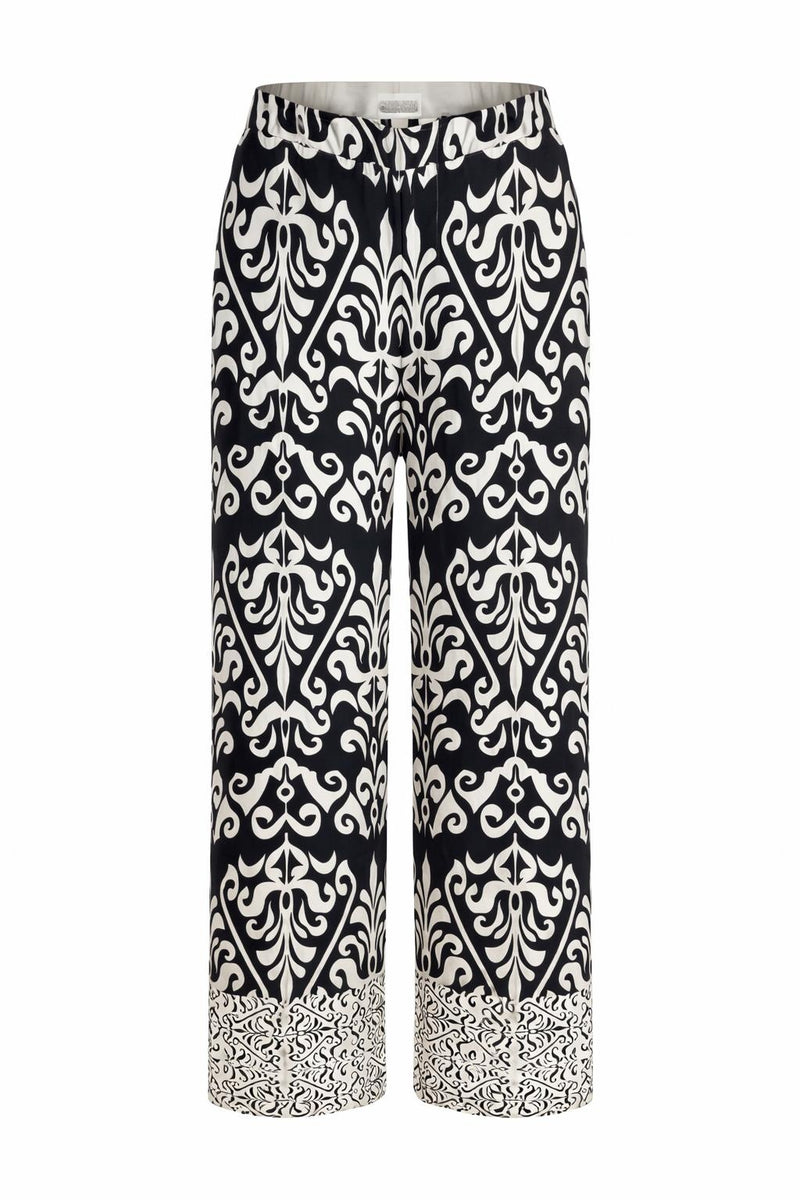 Smashed Lemon | Pant in Black print