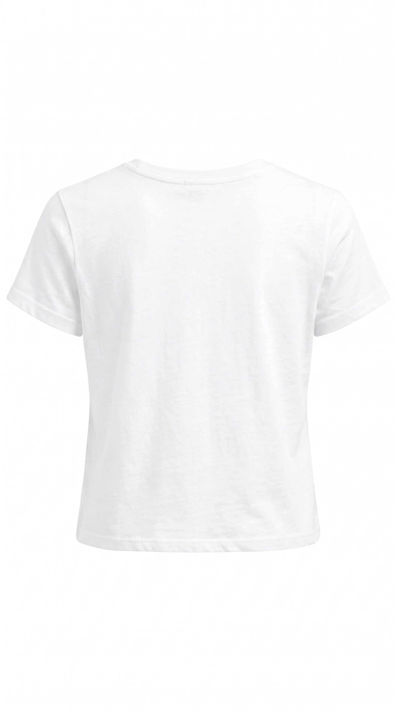 Printed White T-Shirt back