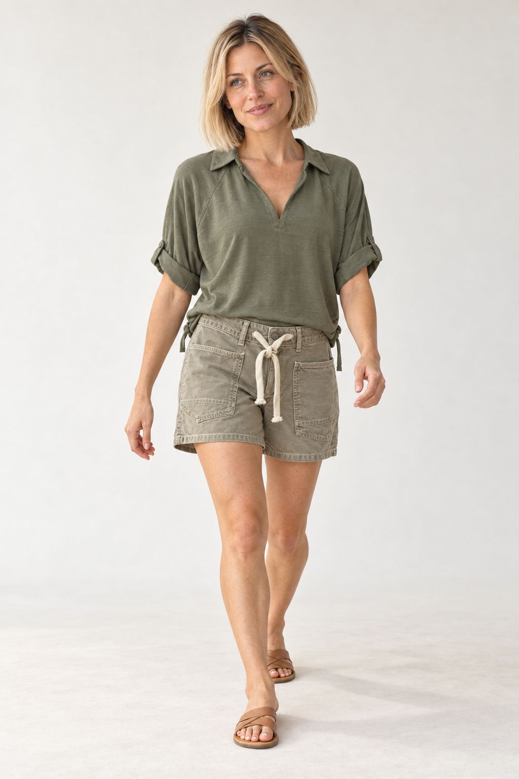Le Temps des Cerises | Mado Short in Cobblestone