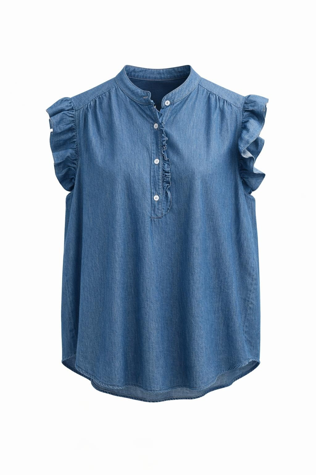 Sleeveless Denim Top Medio