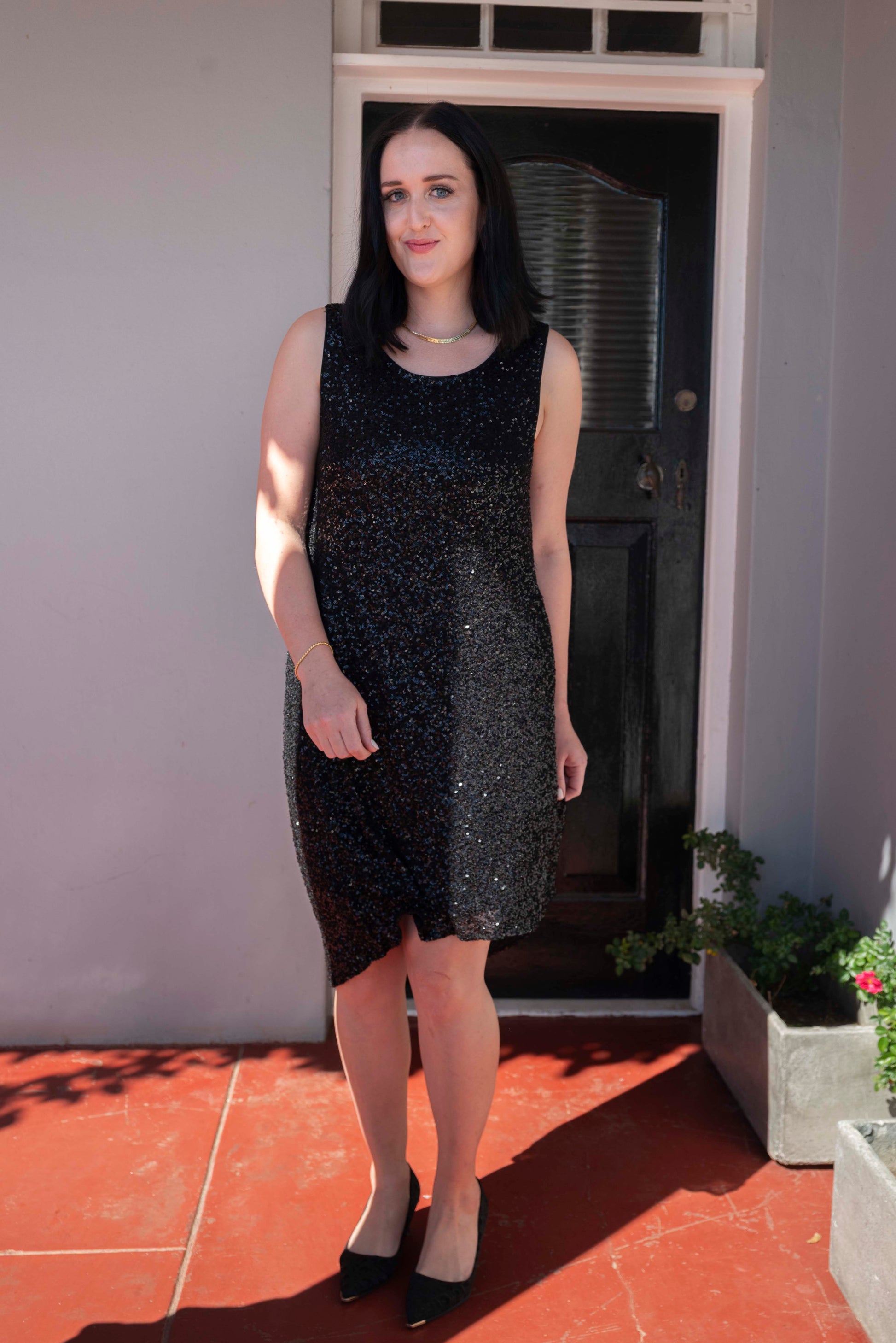 Brave&True | Numinous Dress | Black Sequin