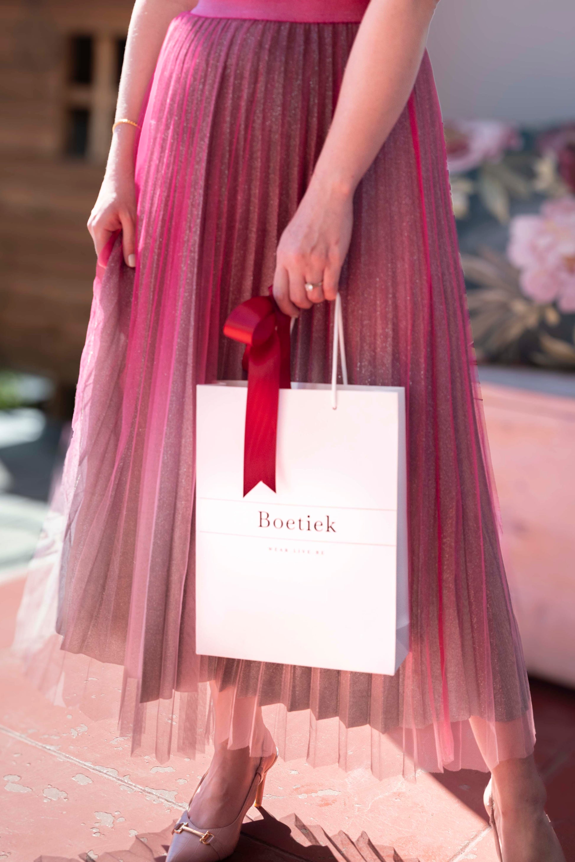 Brave&True West | End Skirt | Hot Pink