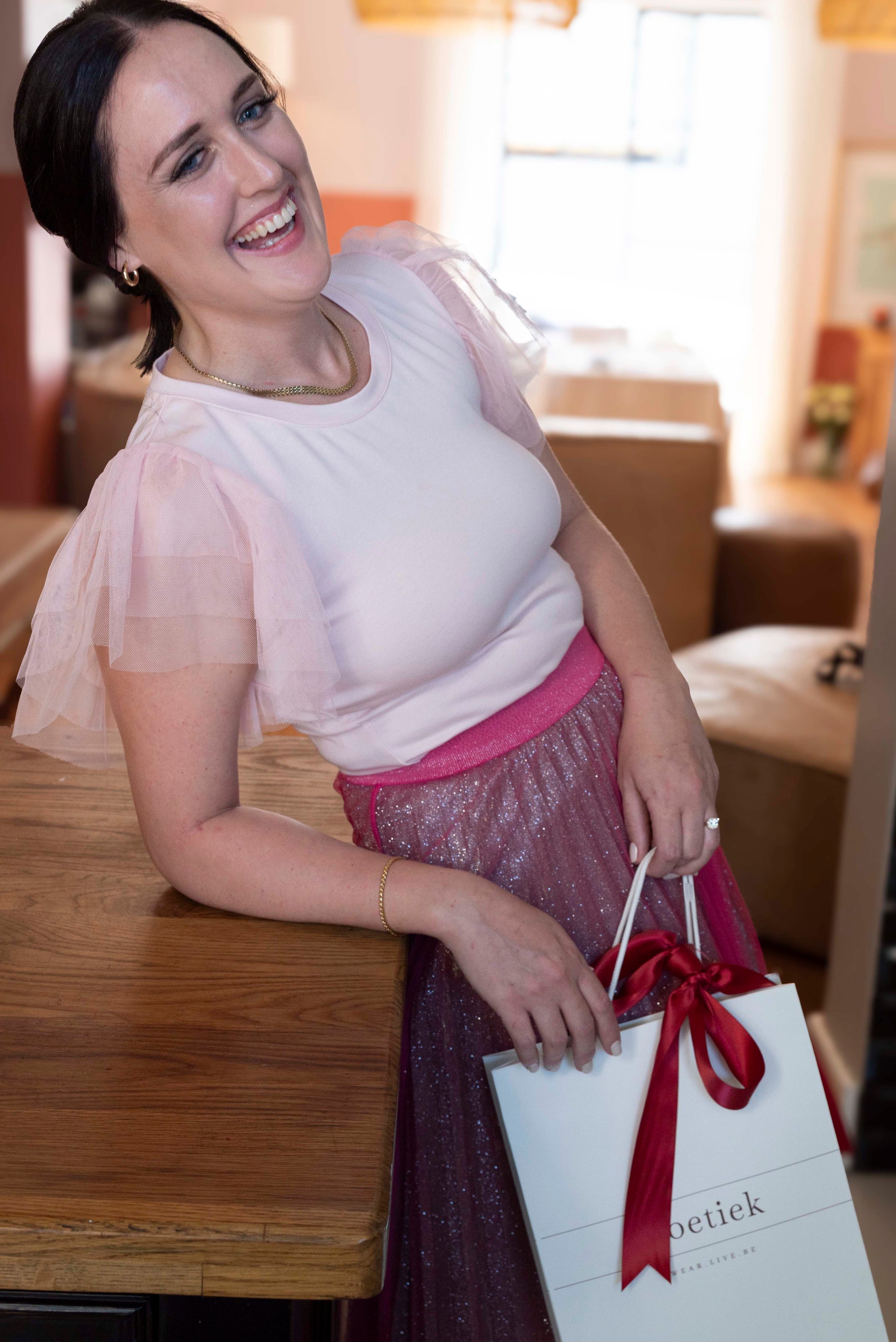 Brave&True | Chance Tee | Soft Pink