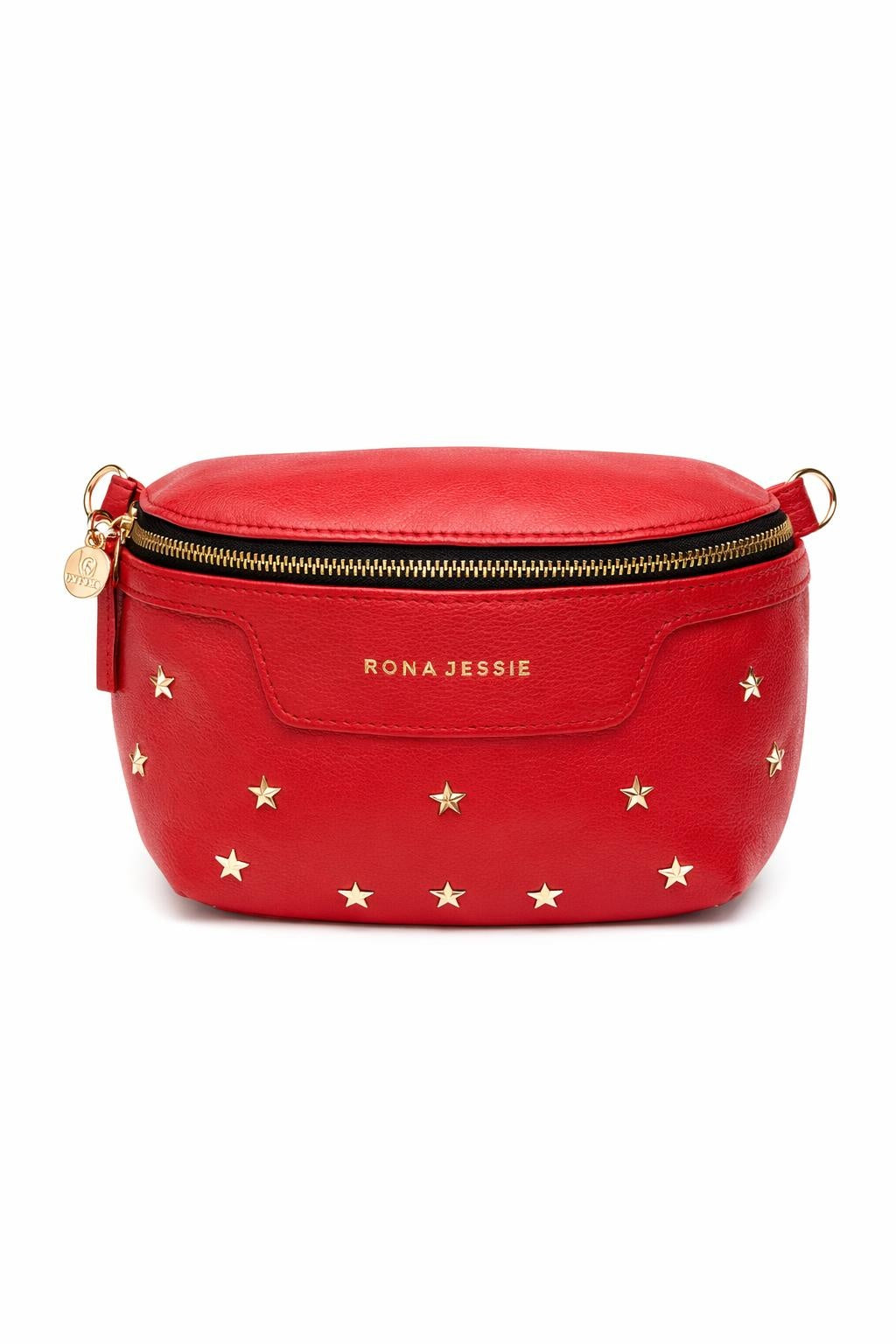 Rona Jessie Belt Bag | Star Stud Leather | Rouge