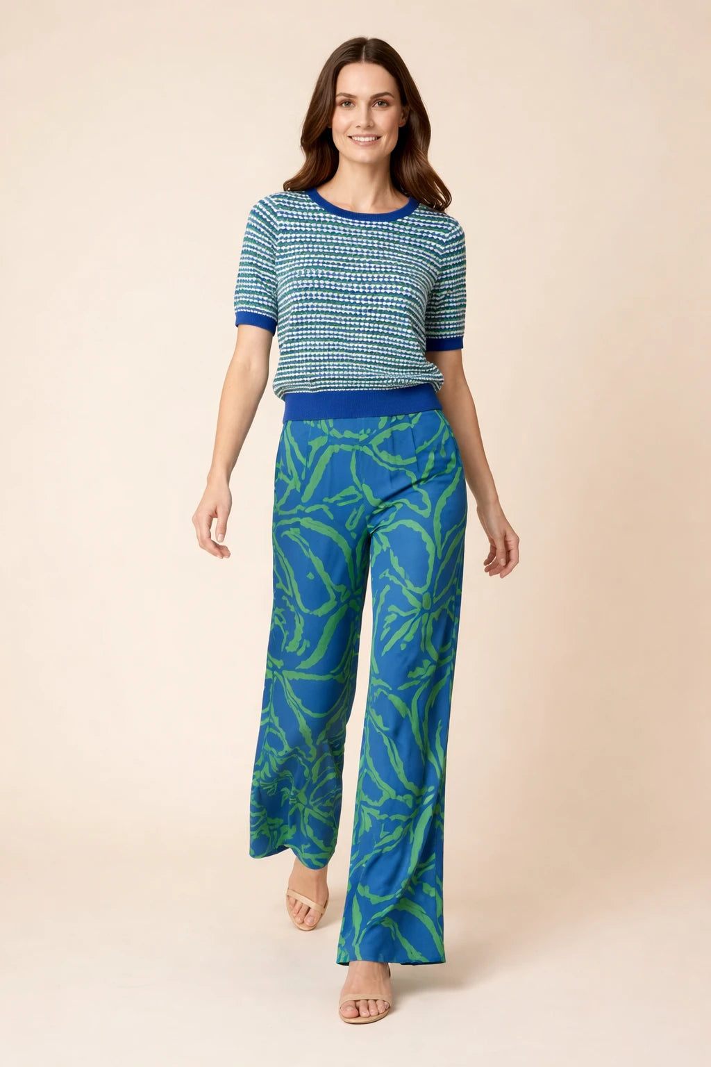 Smashed Lemon | Trousers | Cobalt BlueGreen