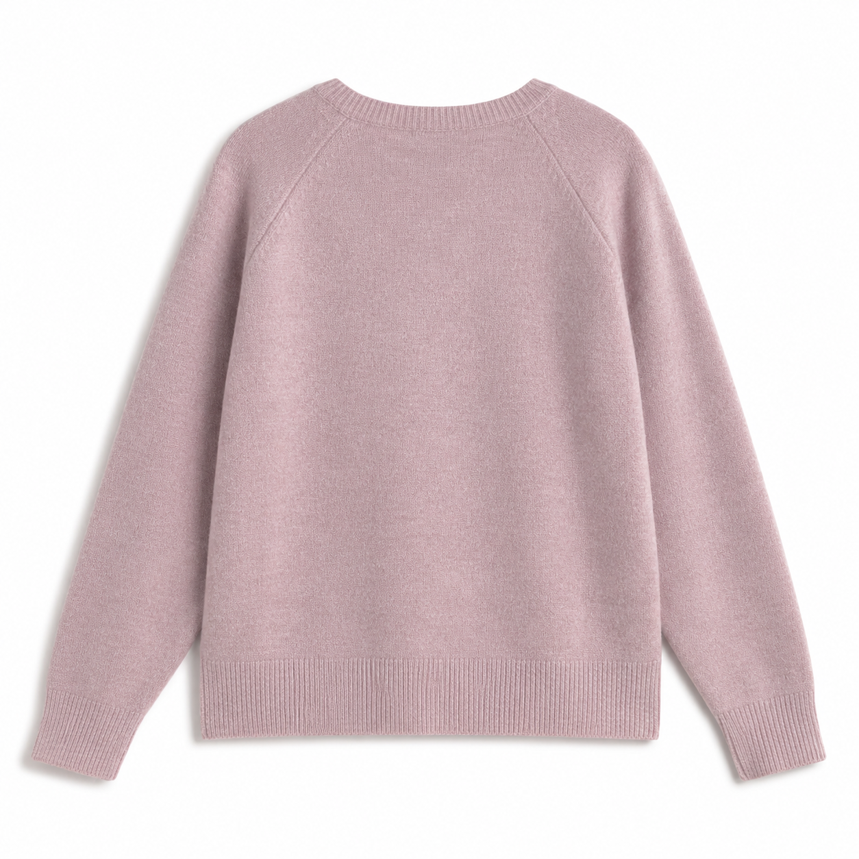 ANDAM soft lilac crew neck knit jersey
