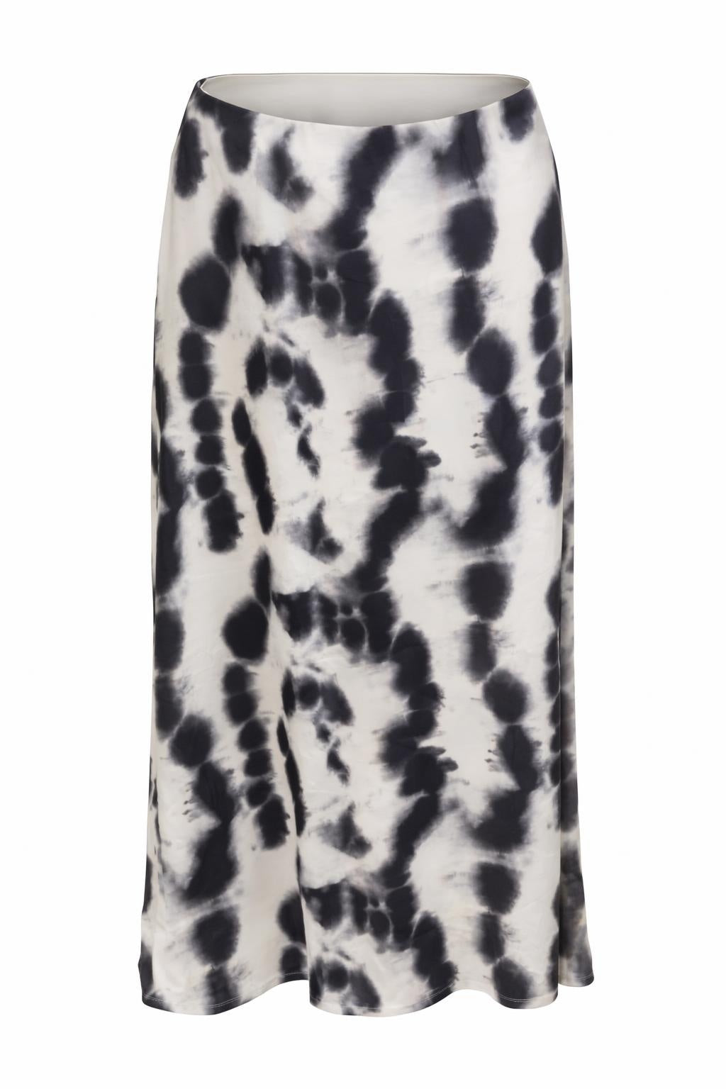 Andam skirt black print product back