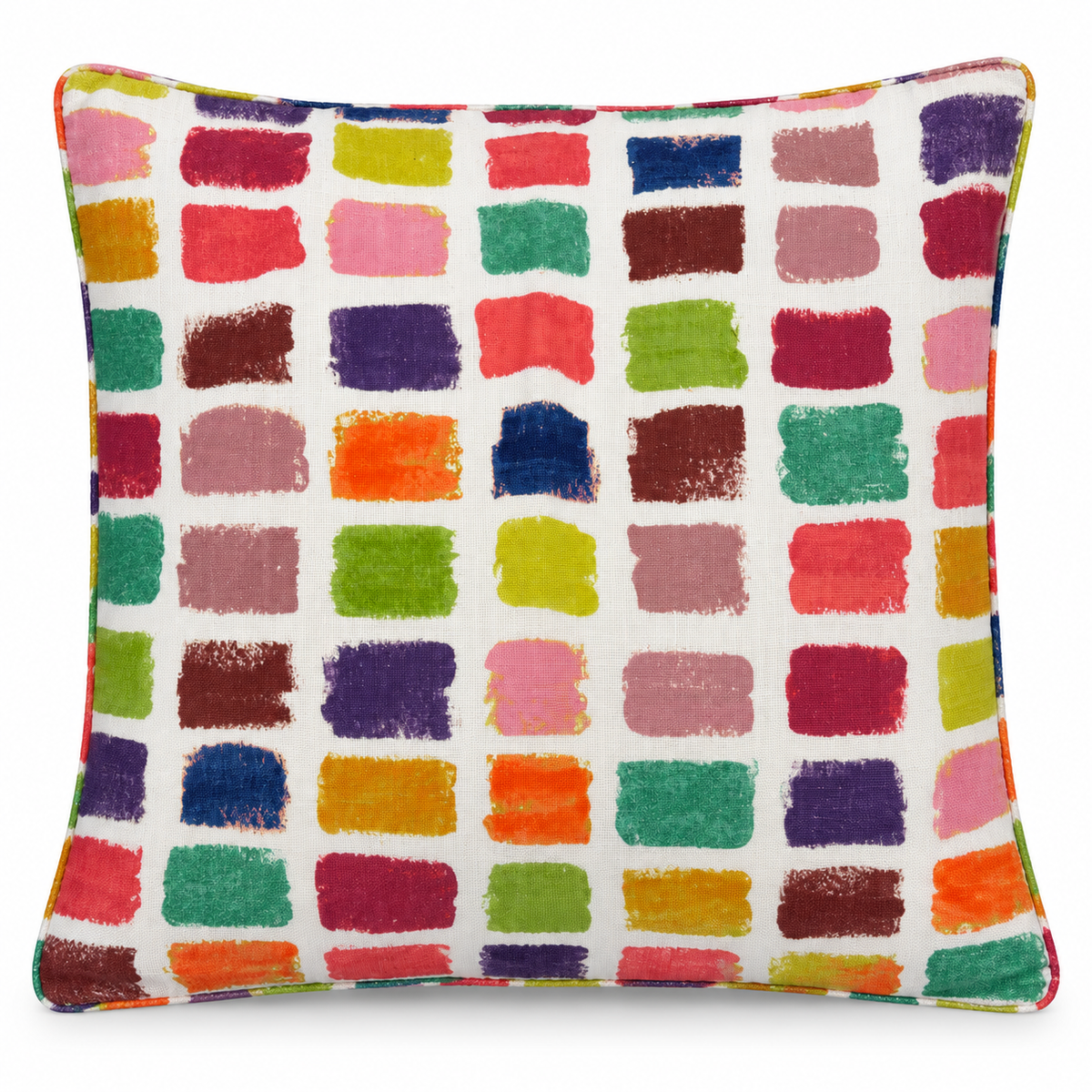 Janria | Brushstroke Block Cushion Cover