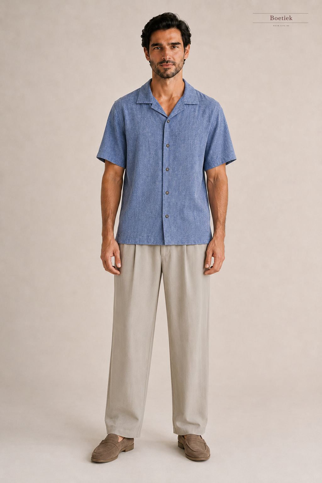 Chaos & Calm | Tencel Vintage Trousers in Mushroom