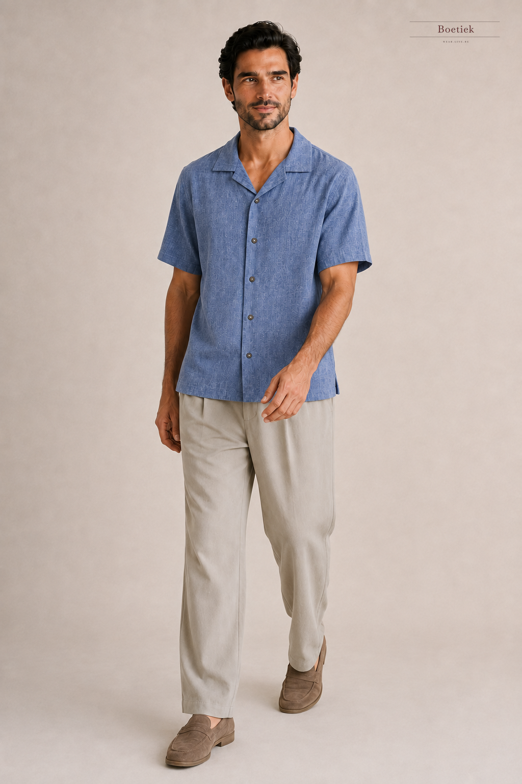 Chaos & Calm | Tencel Vintage Trousers in Mushroom