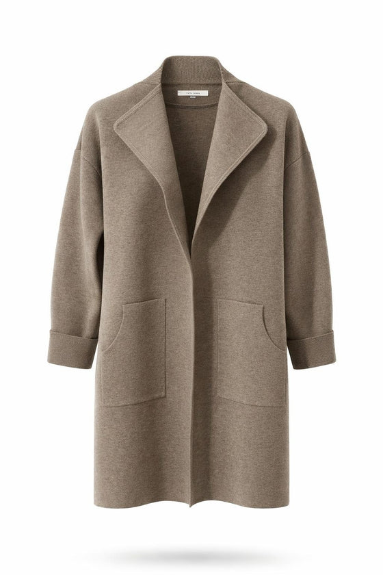 YAYA | Coatigan in Brown Melange