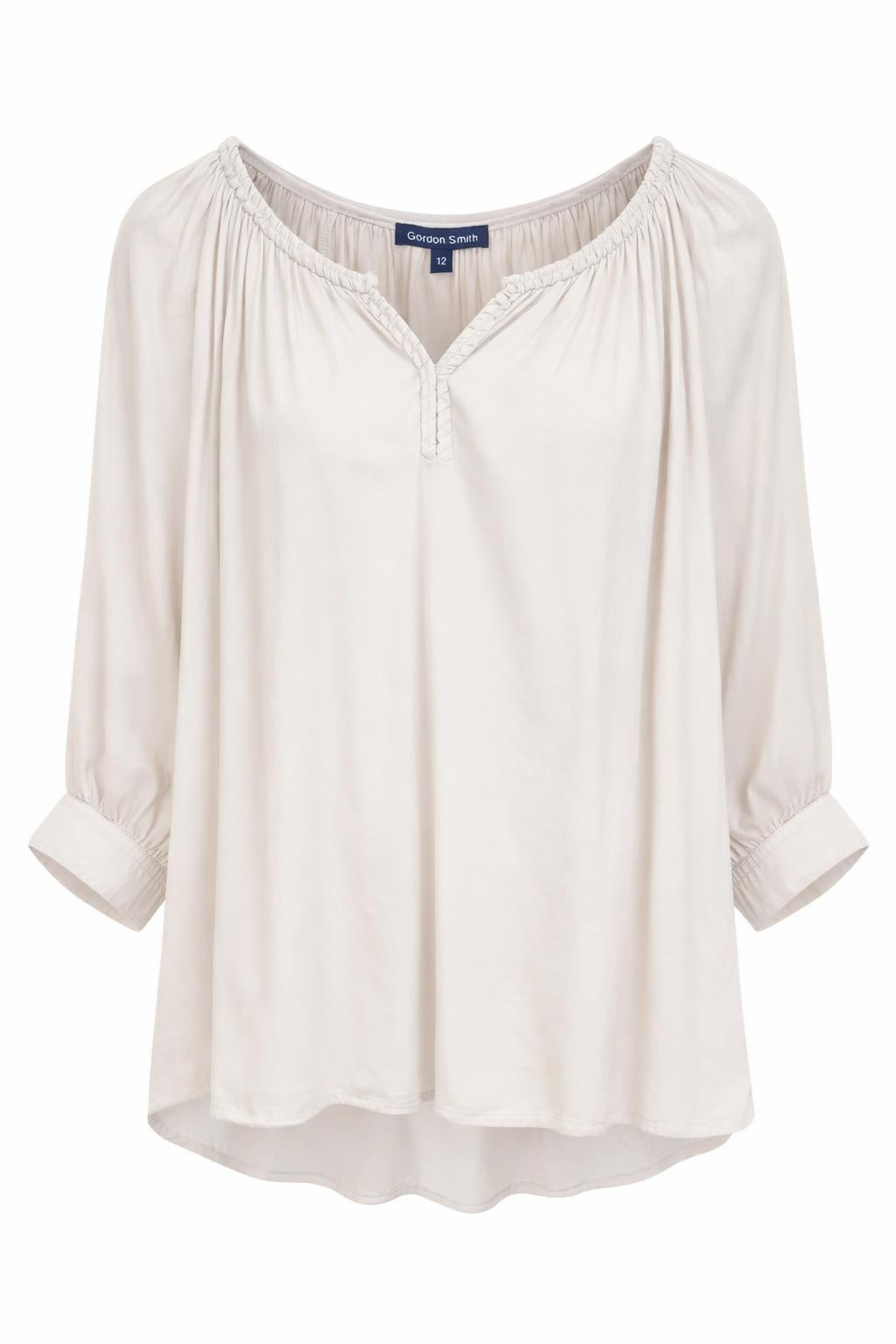 Gordon Smith | Lux Plait Top in Champagne