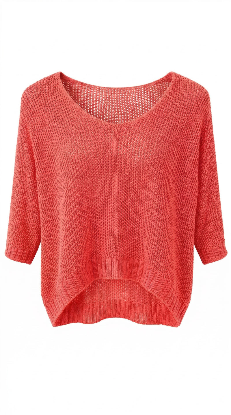 Martha Du Chateau | Betina Knit in Corallo