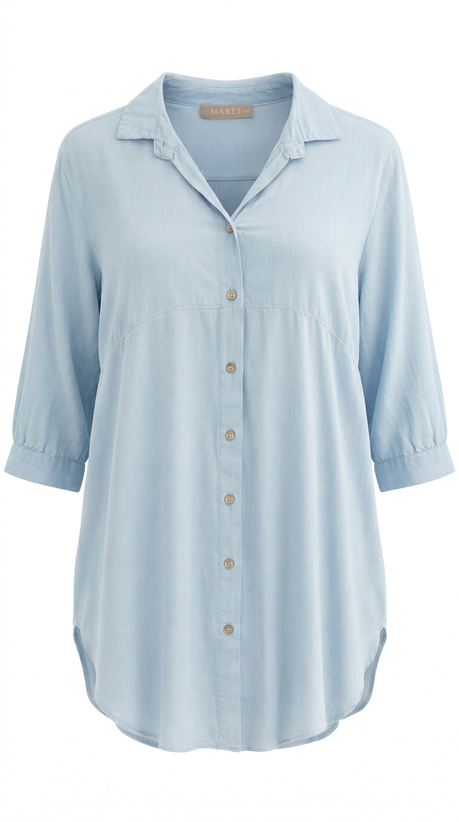 Marta du Château | Violetta Shirt in Celeste