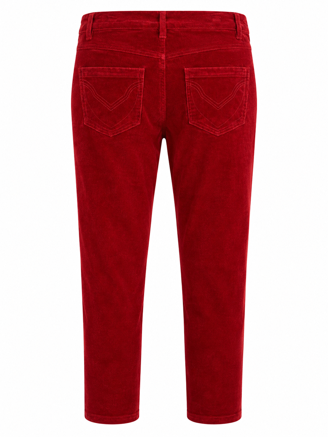 Gordon Smith red slim-leg corduroy pants