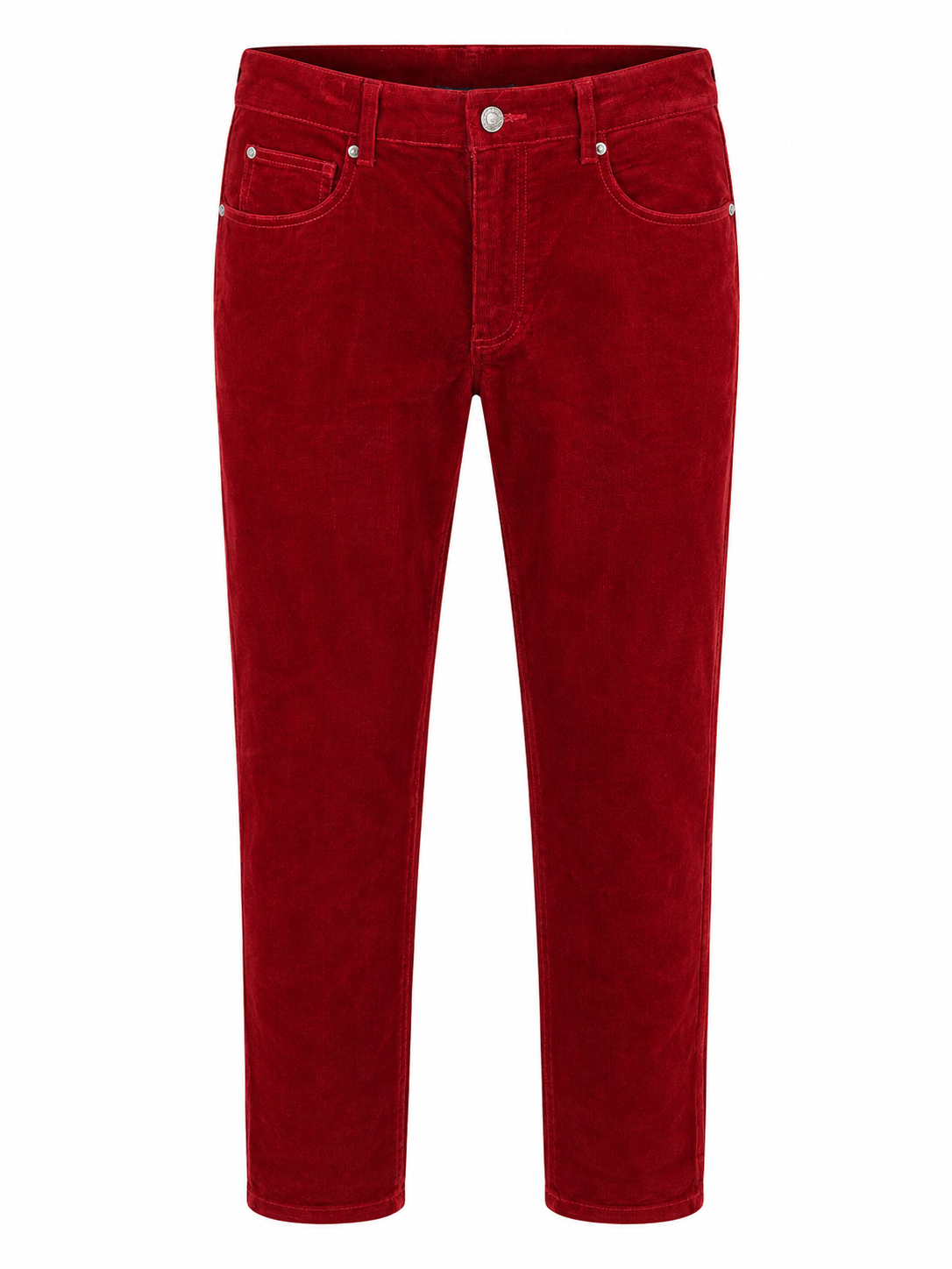 Gordon Smith red slim-leg corduroy pants