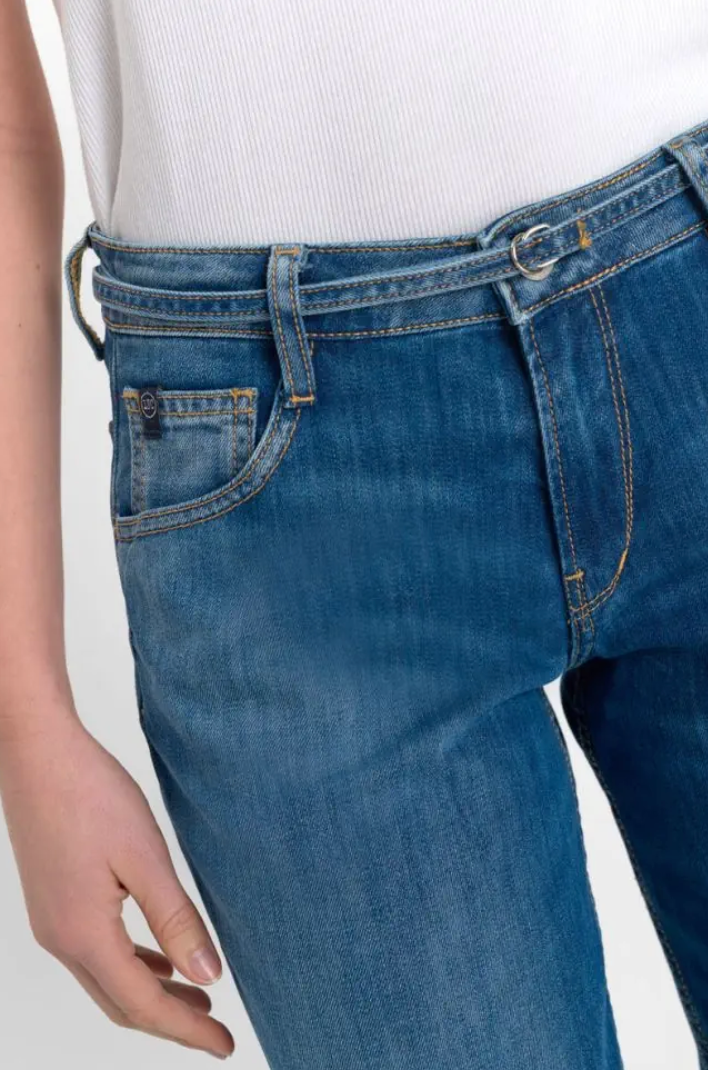 Le Temps des Cerises Lauren Jab Jeans, close-up of waistband, button fly and front pocket detail