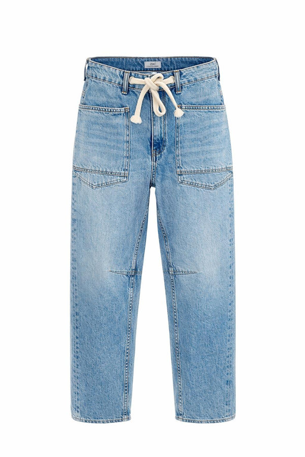 Le Temps des Cerises Madie jean light blue relaxed utility denim