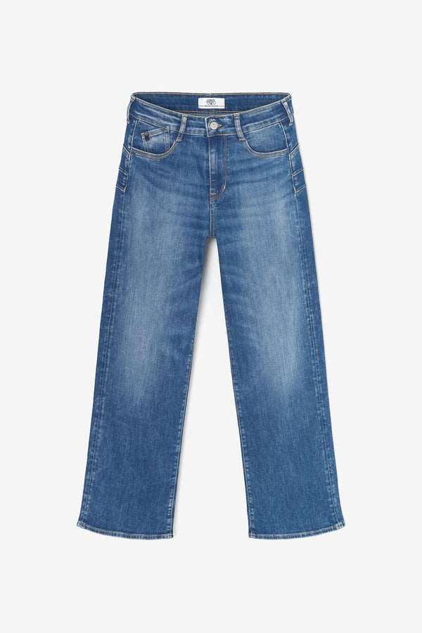 Front view of Le Temps des Cerises Pulp High Jeans in blue wash