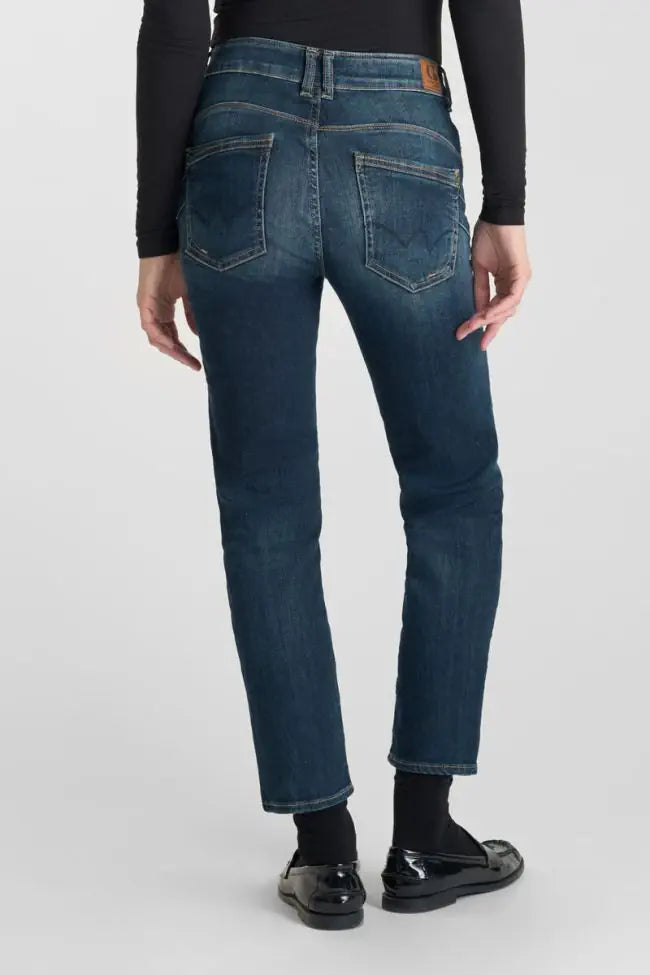 Rear view of the Pulp Regular Inge High Waist 7/8 Jeans.