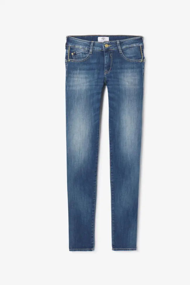 Le Temps des Cerises Pulp Slim Gaba Jeans in Blue N°3 front view.