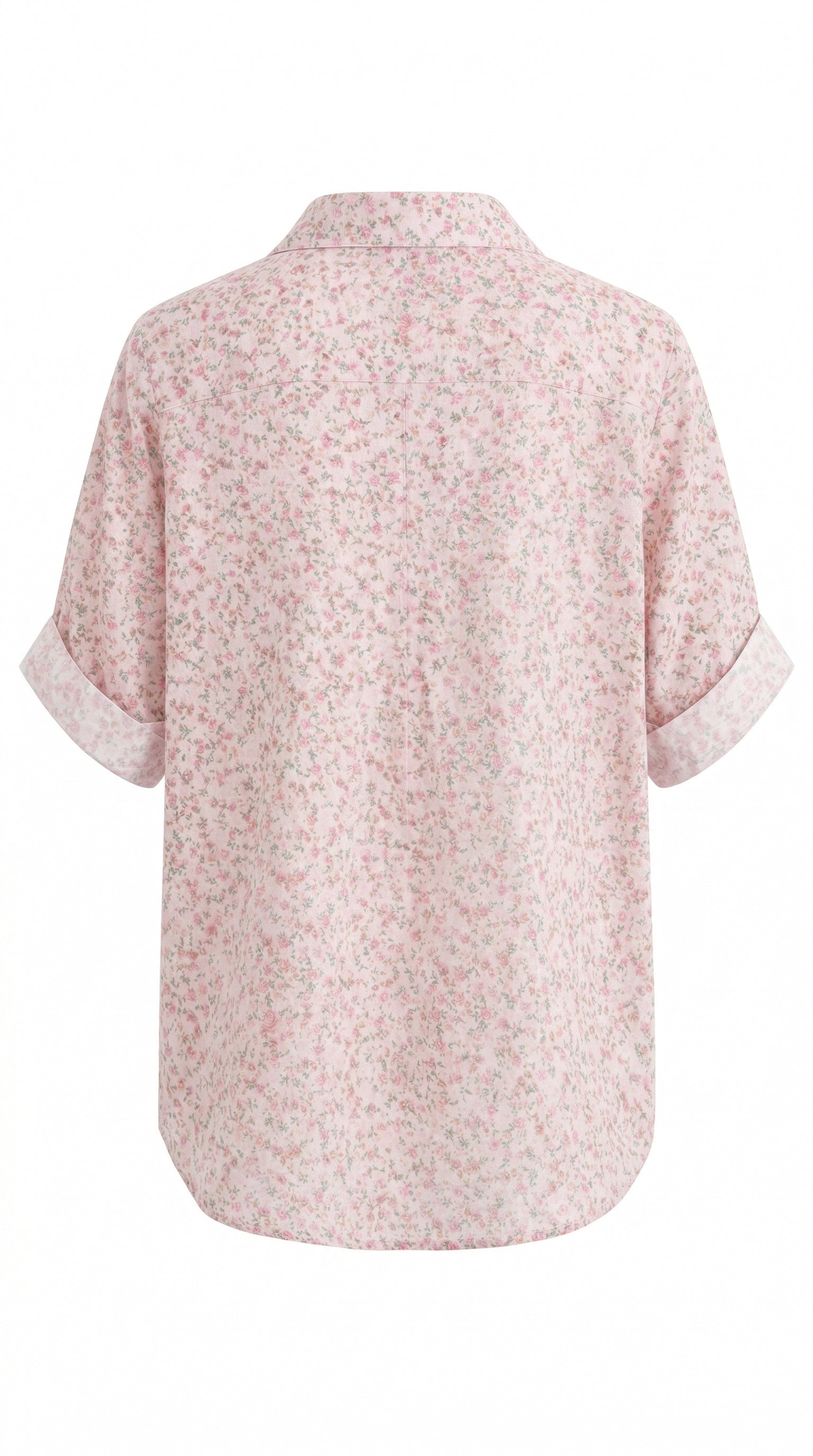 Rose Floral Shirt Back