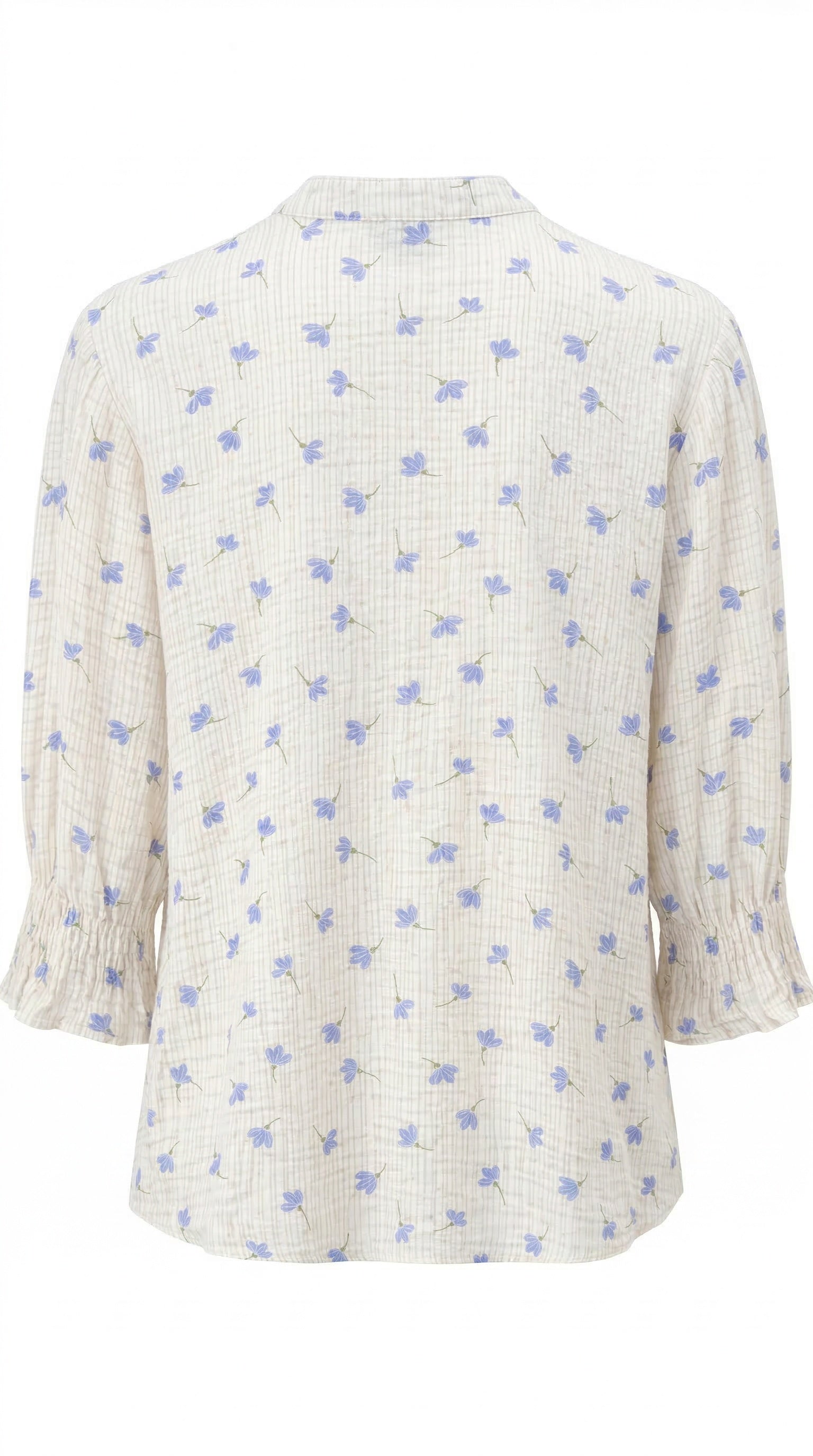 Martha du Château Helina shirt celeste product back view