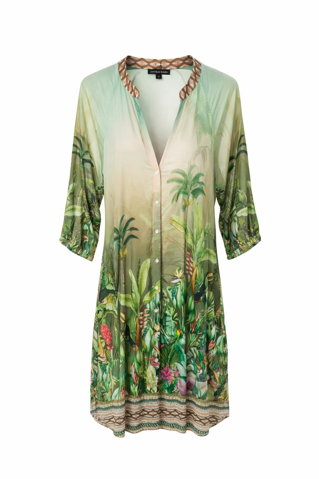 Gordon Smith | Toucan Multi Dress | Greenpink