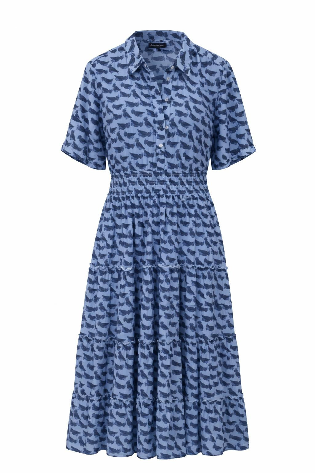 Gordon Smith | Blue Cockatoo Dress | Blue