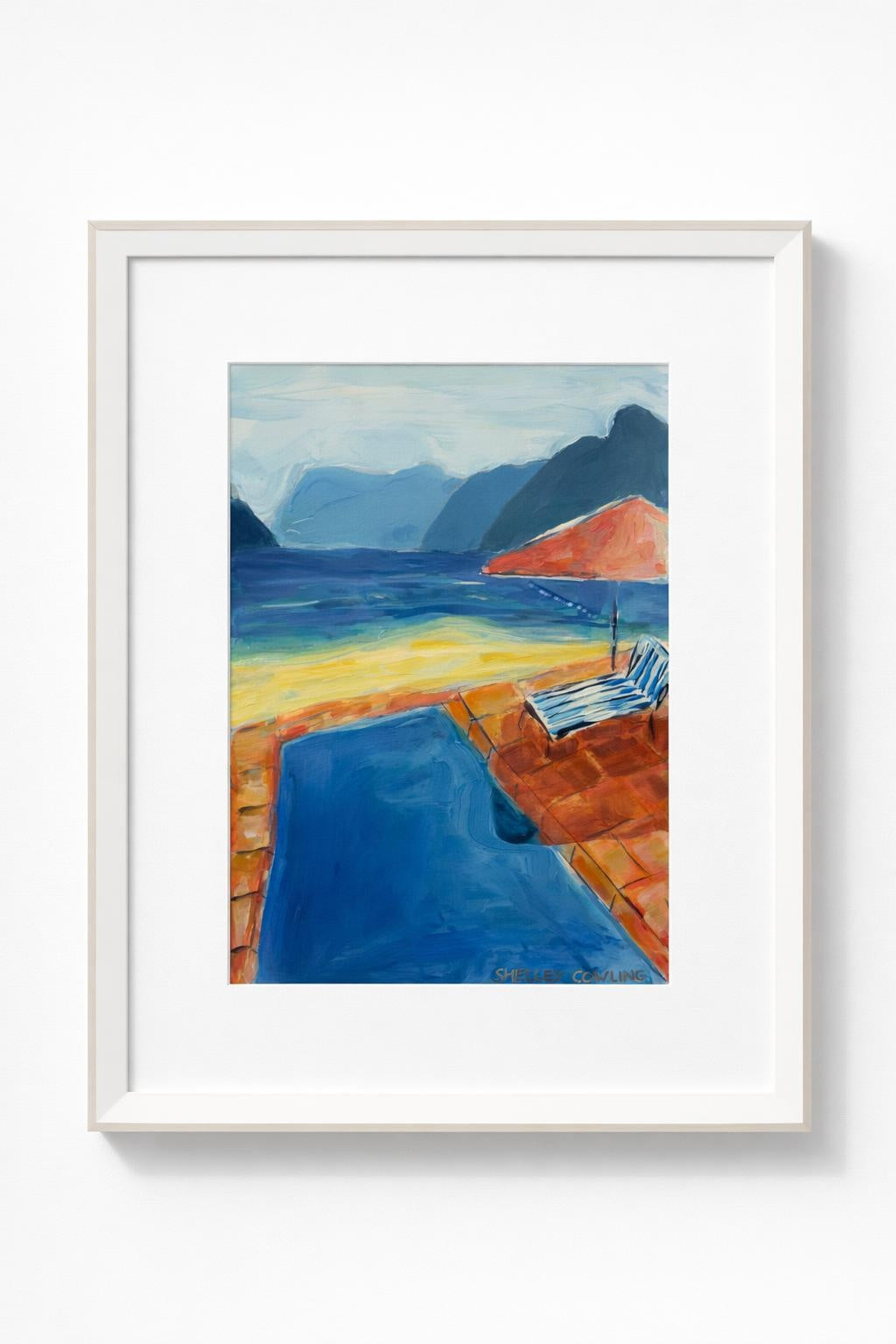 Currently Avoiding Responsibilities artwork by Shelly Cowling, 2025 oil on canvas displayed at Boetiek Cape Town