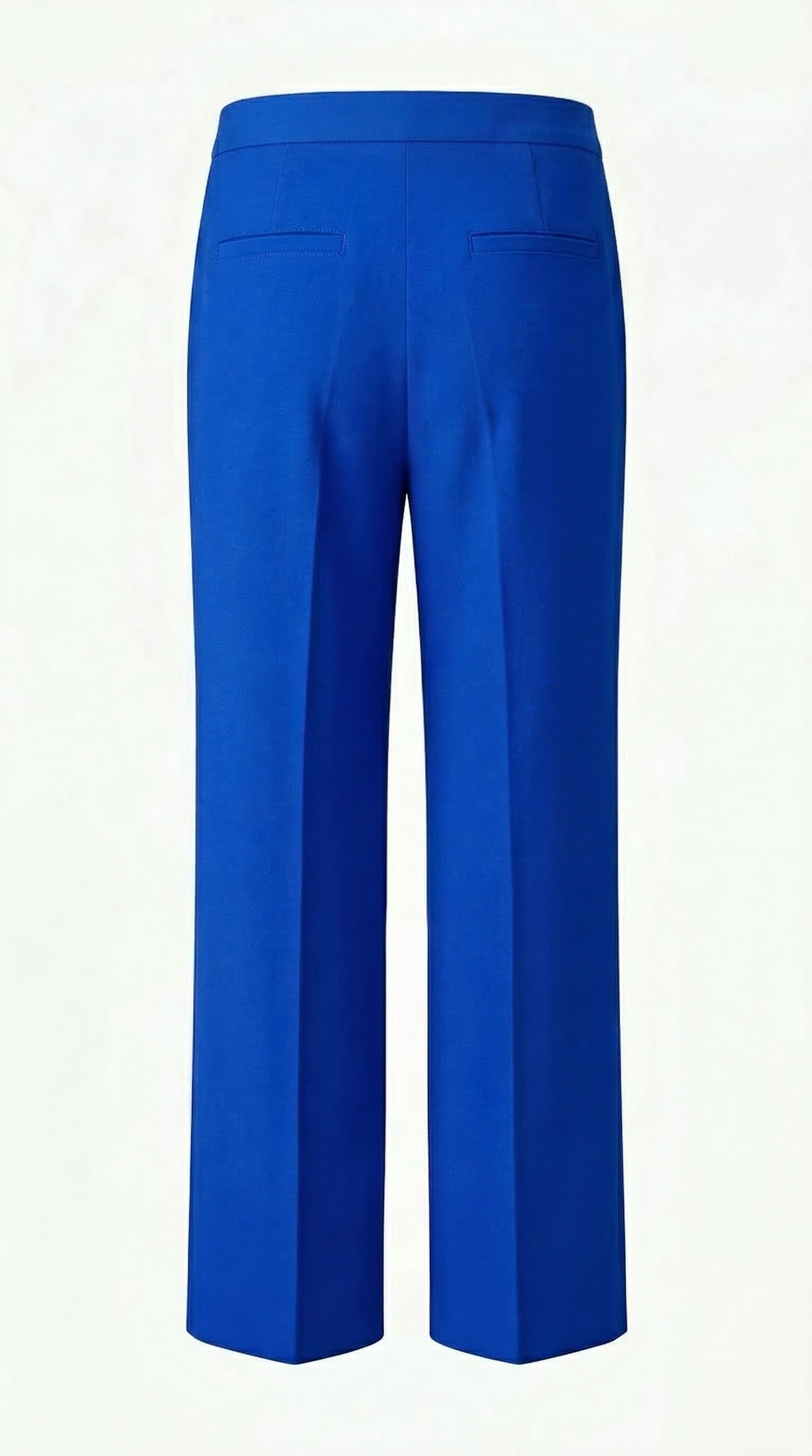 Smashed Lemon cobalt blue trousers back view