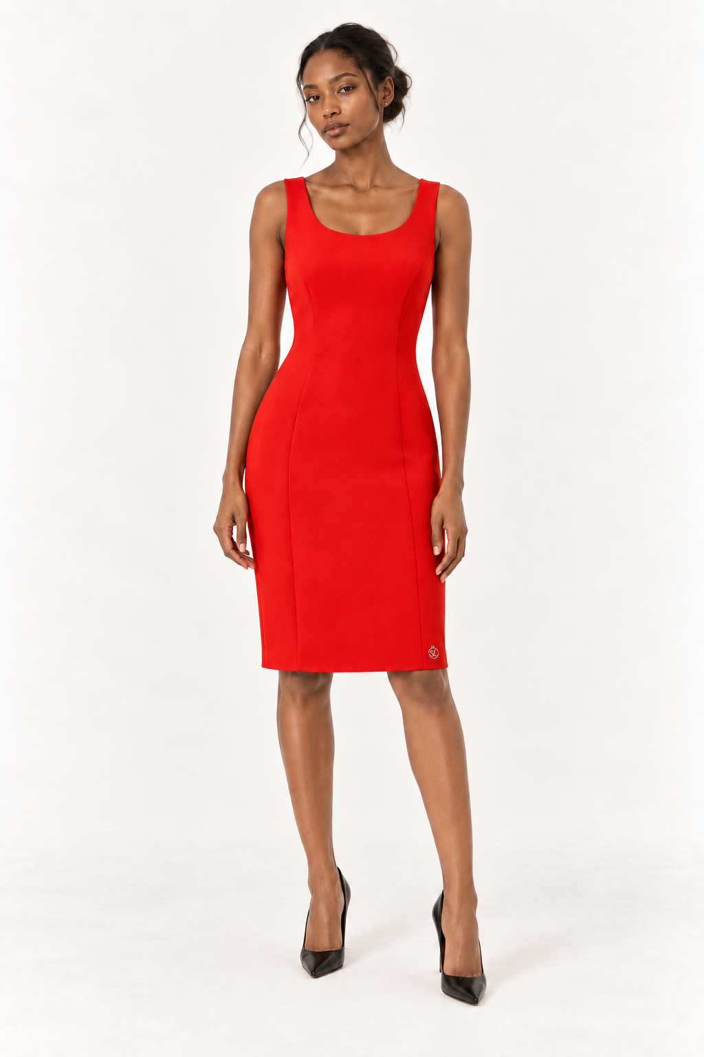 Smashed Lemon | Sleeveless Fitted Dress