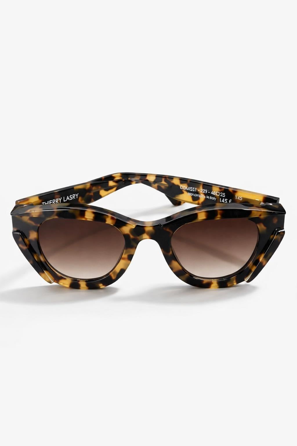 Thierry Lasry Dismissy handcrafted tortoise acetate sunglasses