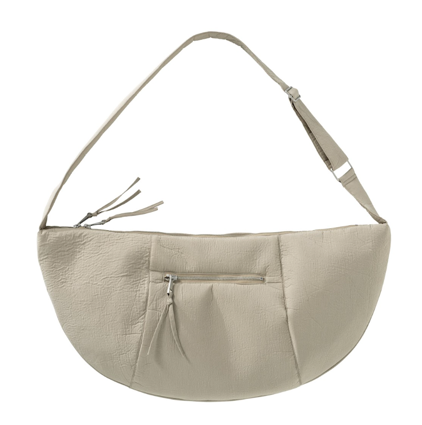 YAYA Julia crossbody bag in sand beige with adjustable strap
