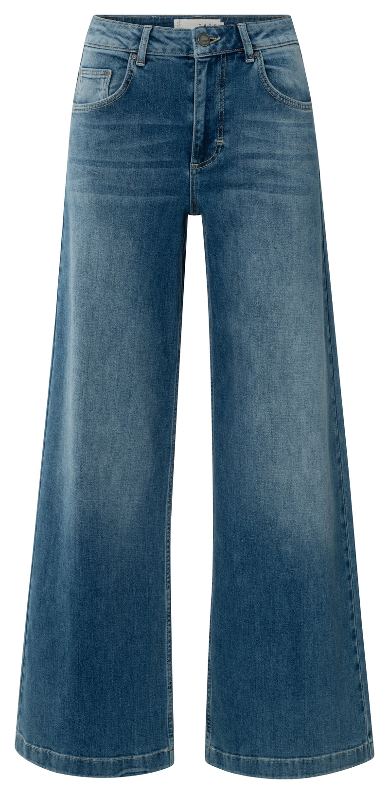 YAYA loose wide denim blue product front