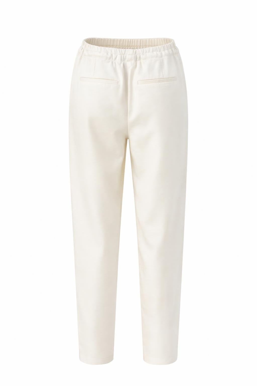YAYA trousers off white product back view